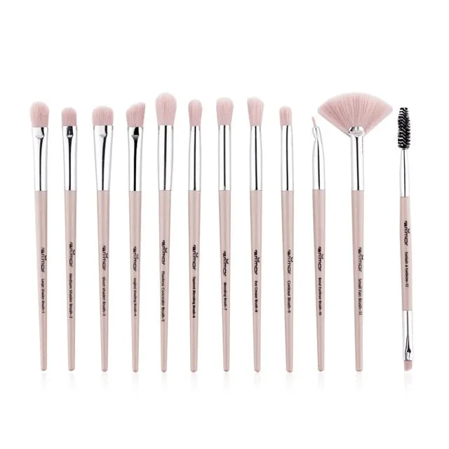 Anmor Pro Makeup Brushes Set 12 pcs/lot Eye Brushes For Makeup