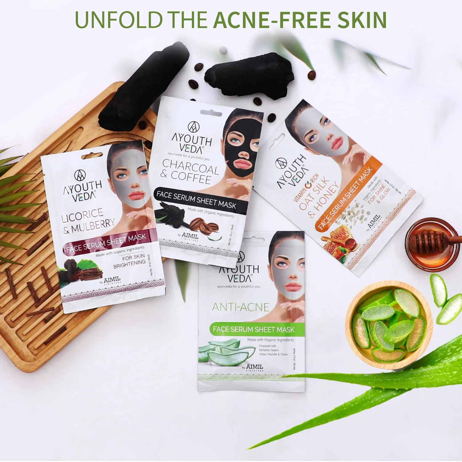 Anti Acne Face Serum Sheet Mask For Acne Prone Skin (Net Qty- 20g)