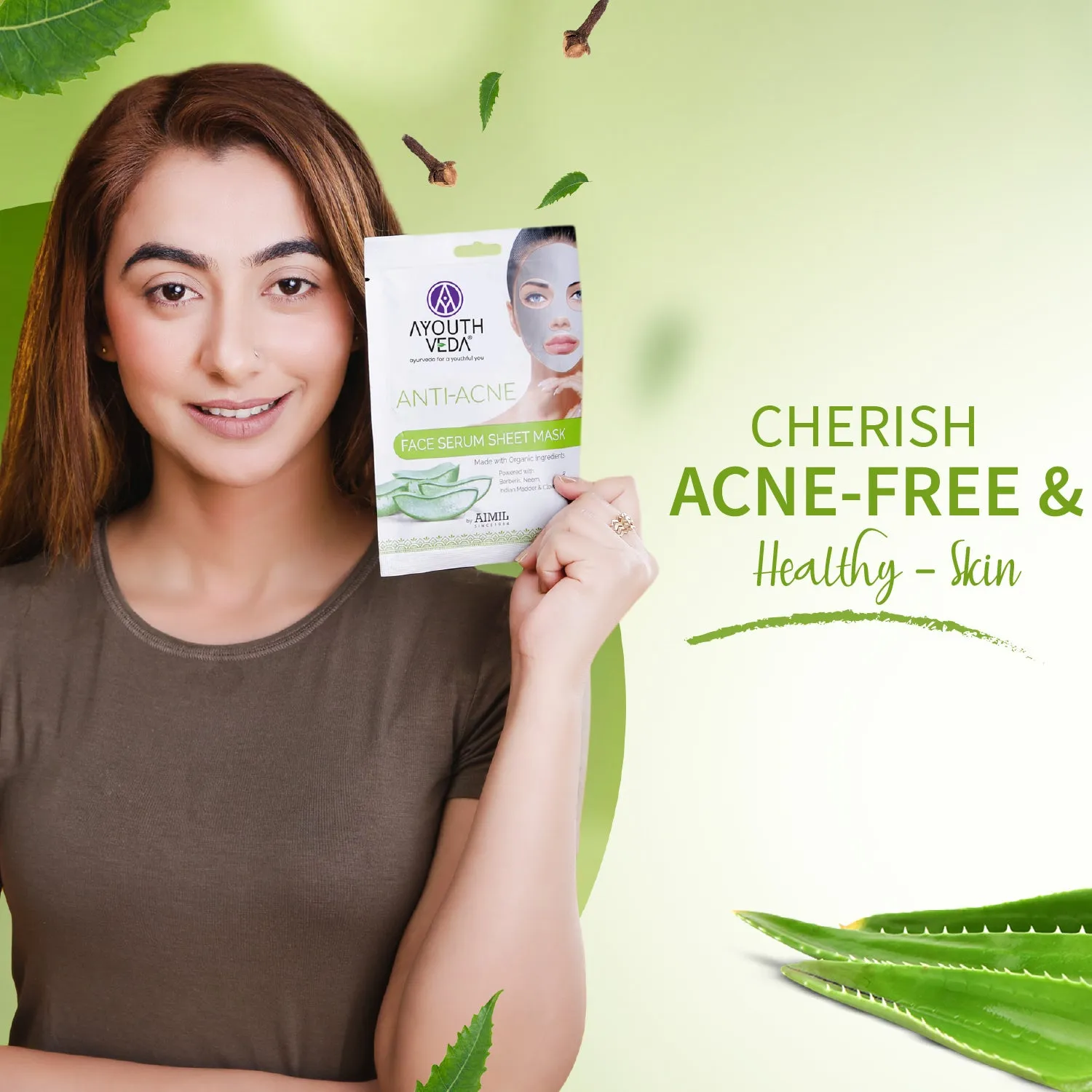 Anti Acne Face Serum Sheet Mask For Acne Prone Skin (Net Qty- 20g)