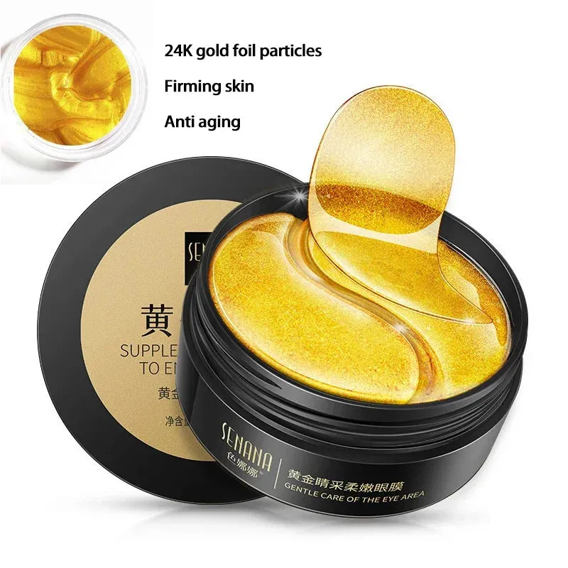 Anti-Aging Eye Mask to Remove Dark Circles - Collagen Eye Patches, a Korean Face Care Product.