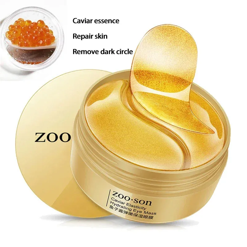 Anti-Aging Eye Mask to Remove Dark Circles - Collagen Eye Patches, a Korean Face Care Product.
