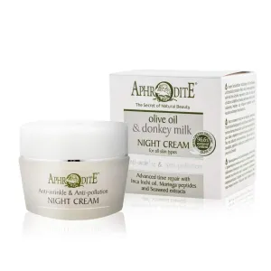 Aphrodite Anti-Wrinkle & Anti-Pollution Night Cream - Daily Nighttime Treatment to Calm the Skin (50 ml / 1.70 fl oz)