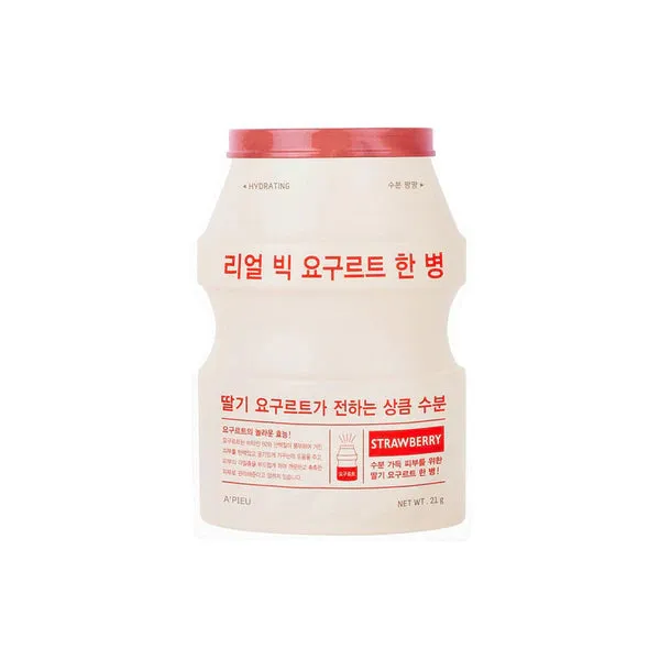 A'PIEU Reel Big Yogurt One Bottle Sheet Mask ماسك ورقي من ايبيو