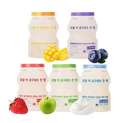 A'PIEU Reel Big Yogurt One Bottle Sheet Mask ماسك ورقي من ايبيو