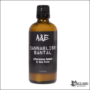 Ariana and Evans Cannabliss Santal Aftershave Splash and Skin Food, 100ml
