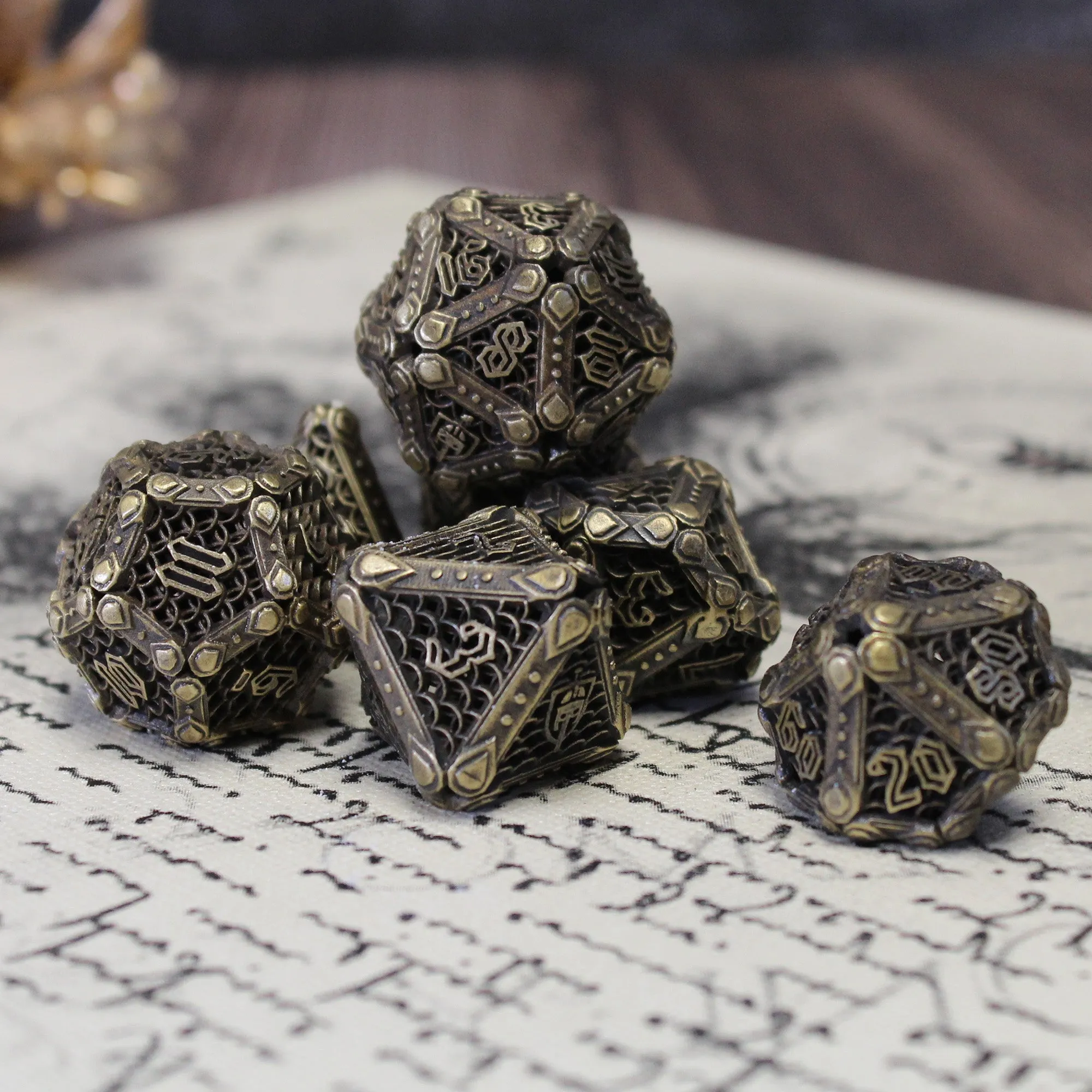 Arsenal Class Dice - Fighter Cage Dice Set