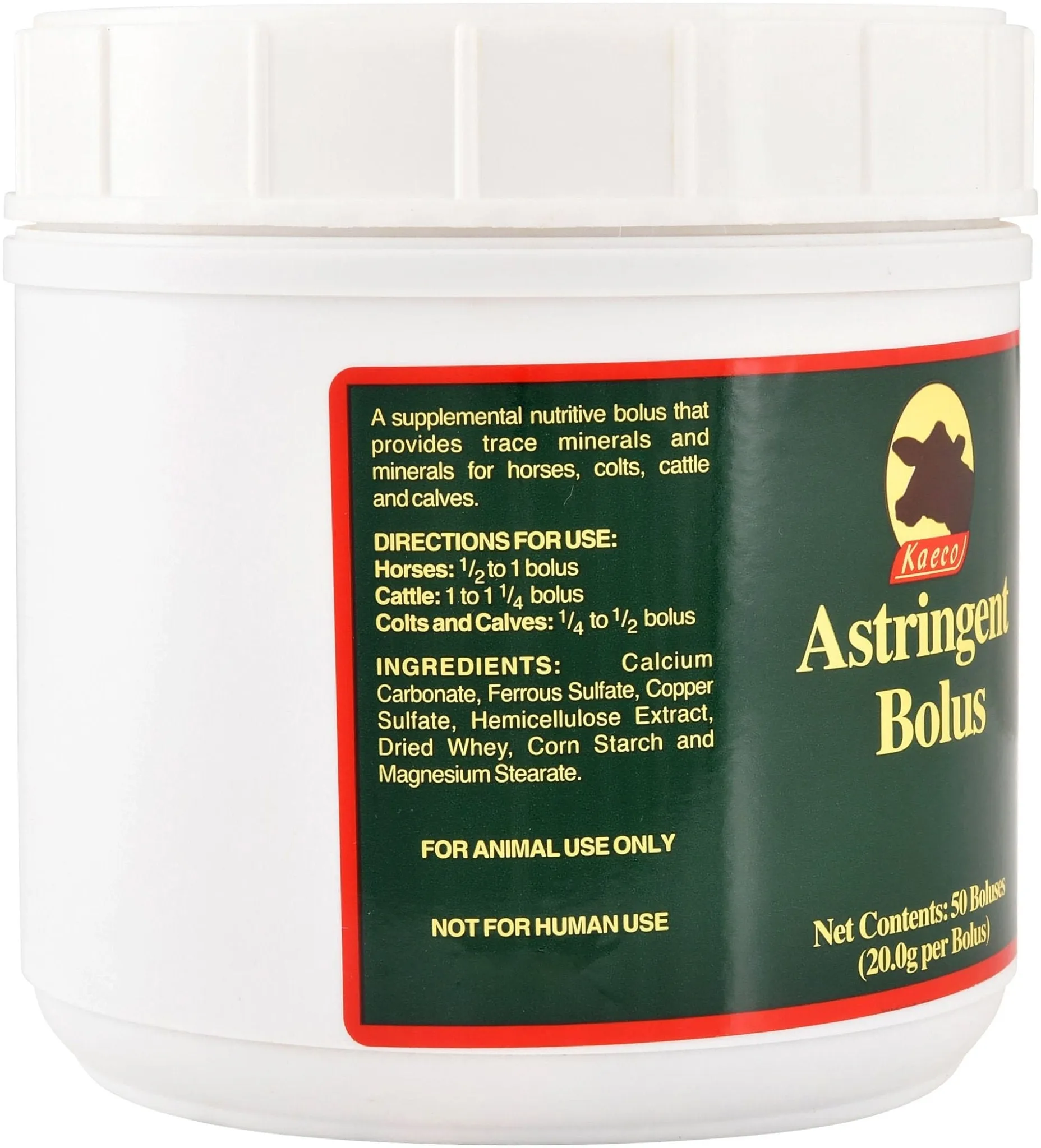 Astringent Bolus, 50 count