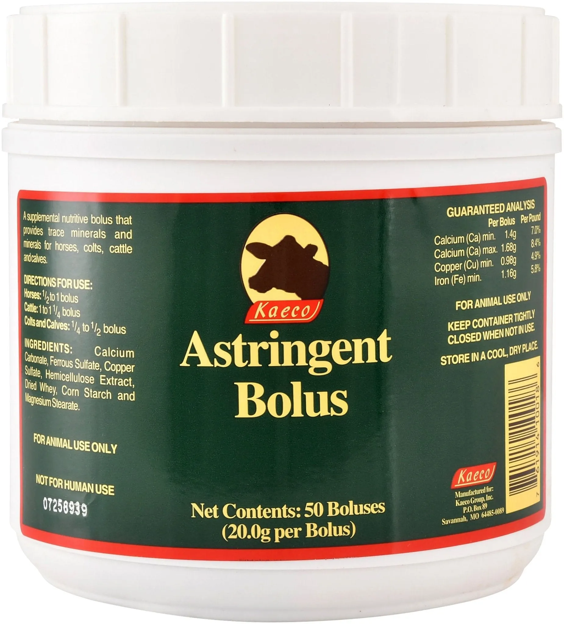 Astringent Bolus, 50 count