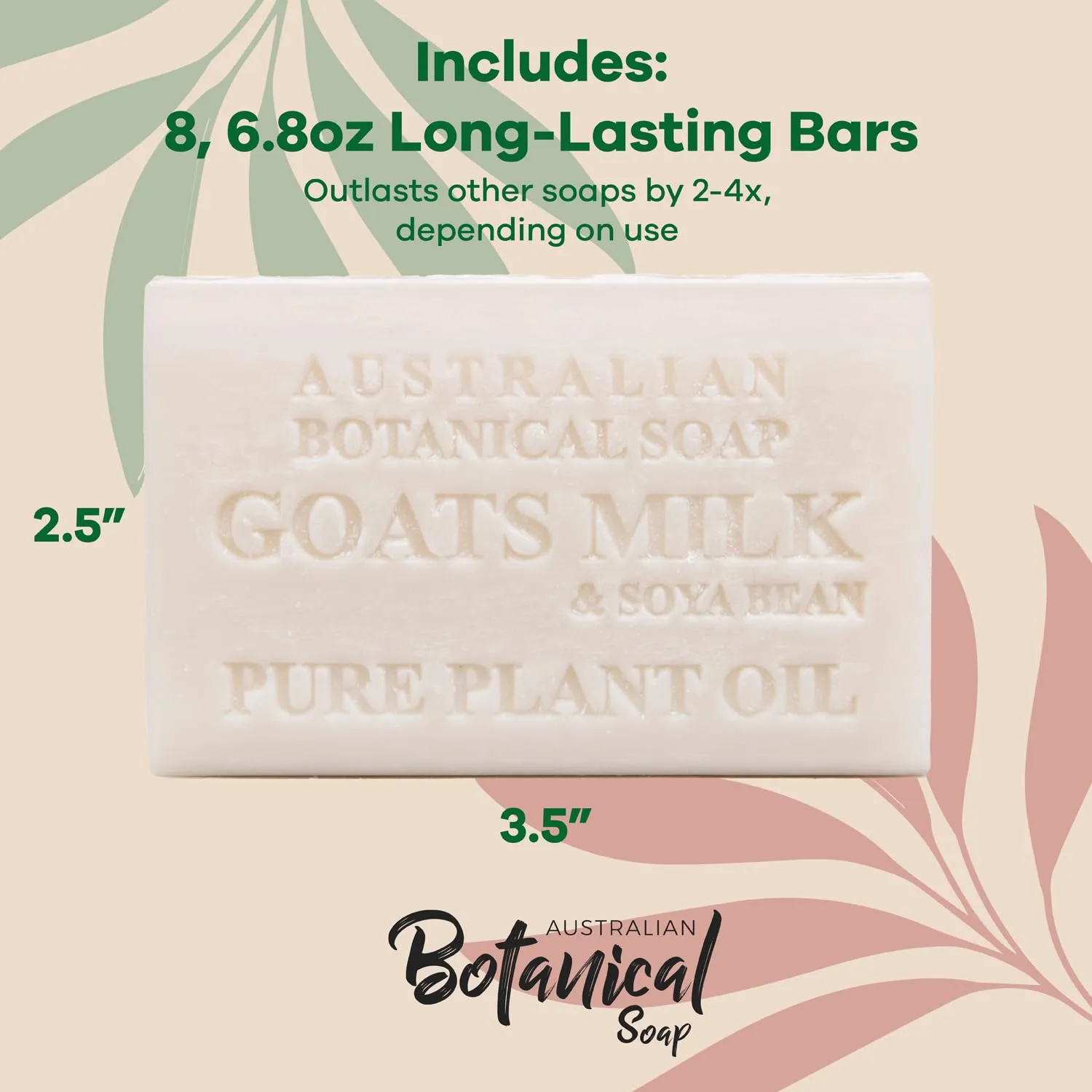 Australian Botanical Soap: Goats Milk Soap Bar