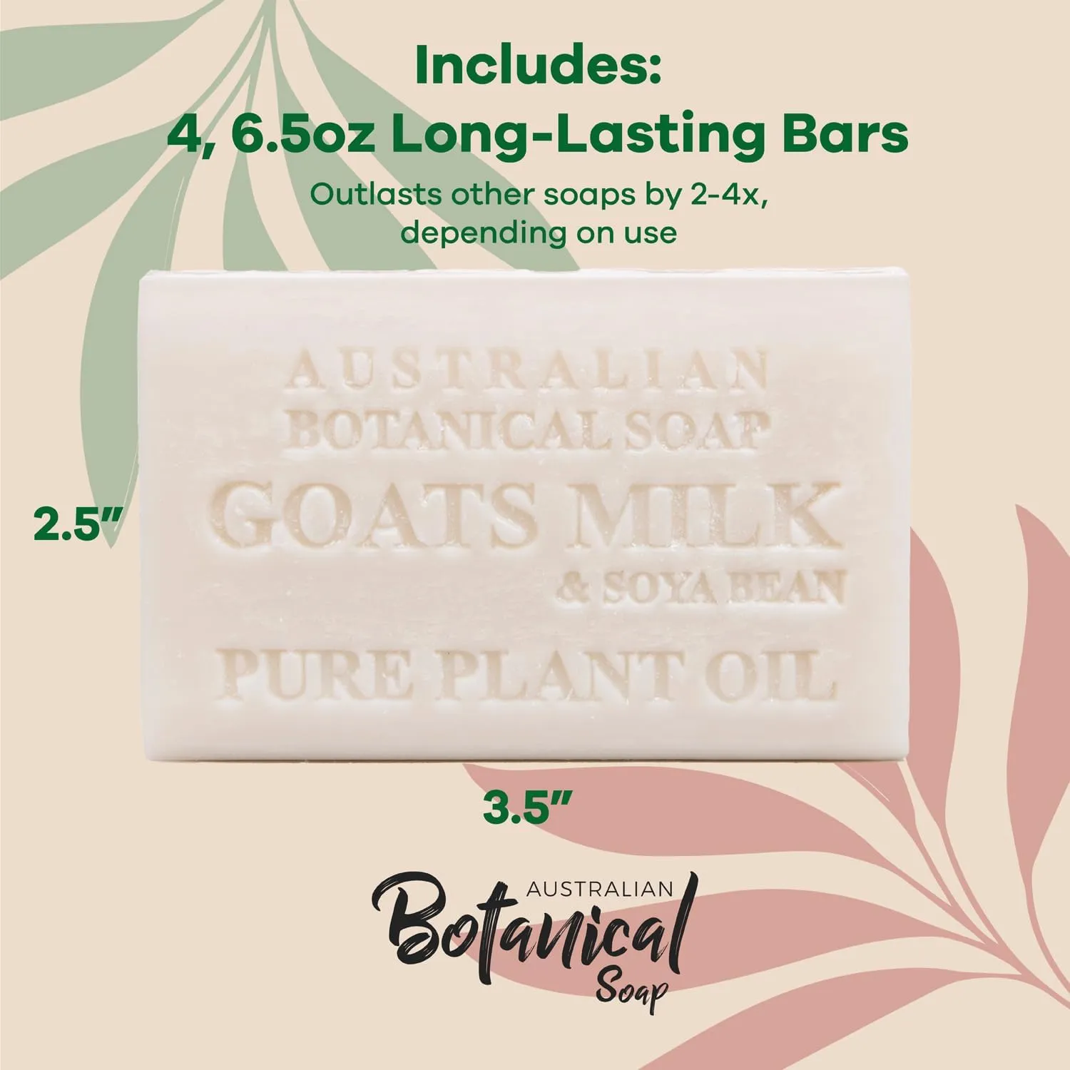 Australian Botanical Soap: Goats Milk Soap Bar