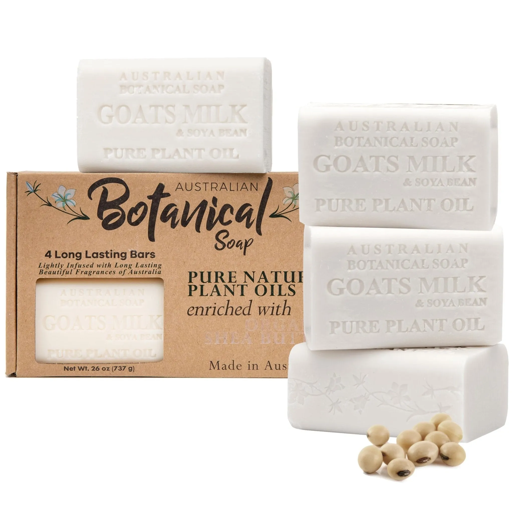 Australian Botanical Soap: Goats Milk Soap Bar