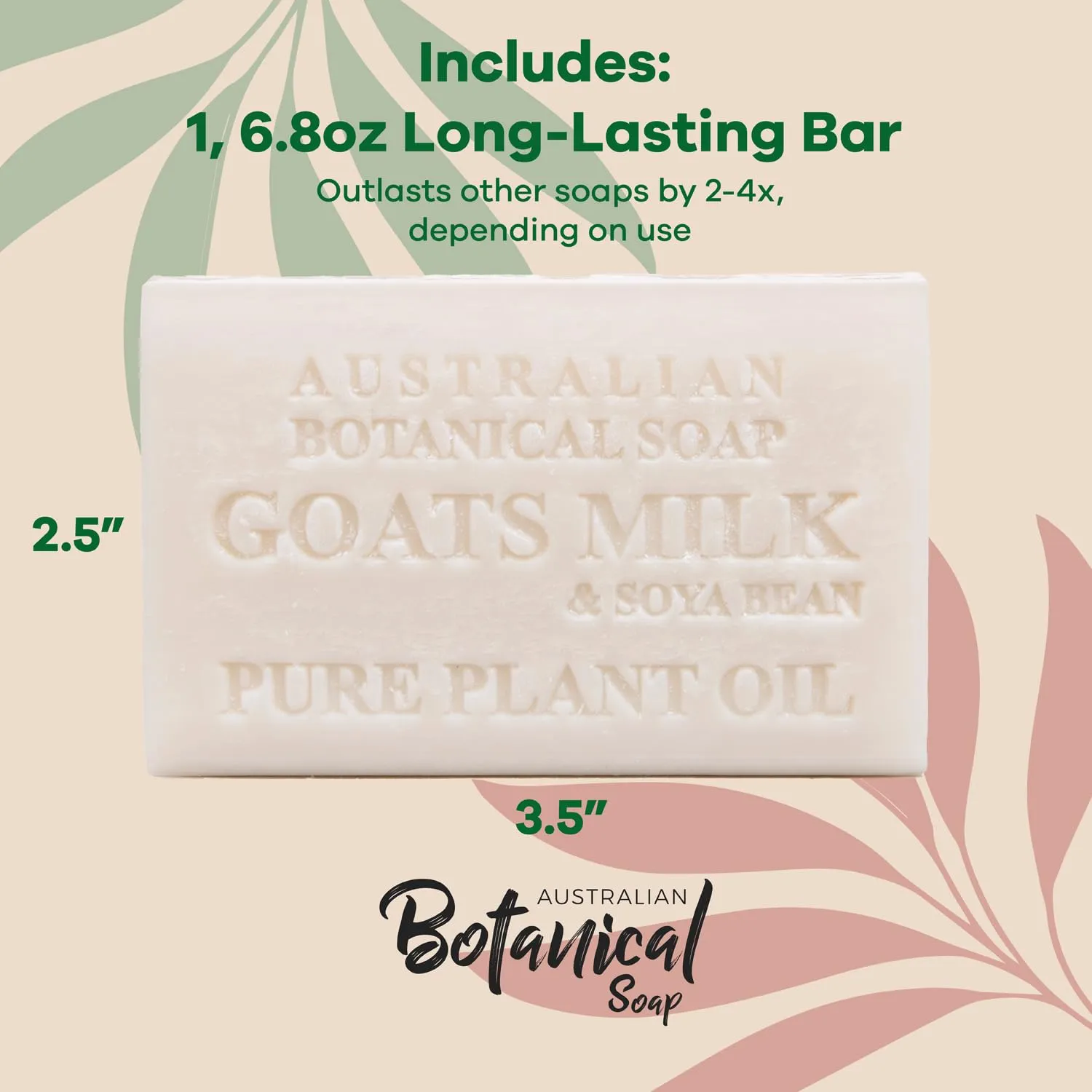 Australian Botanical Soap: Goats Milk Soap Bar