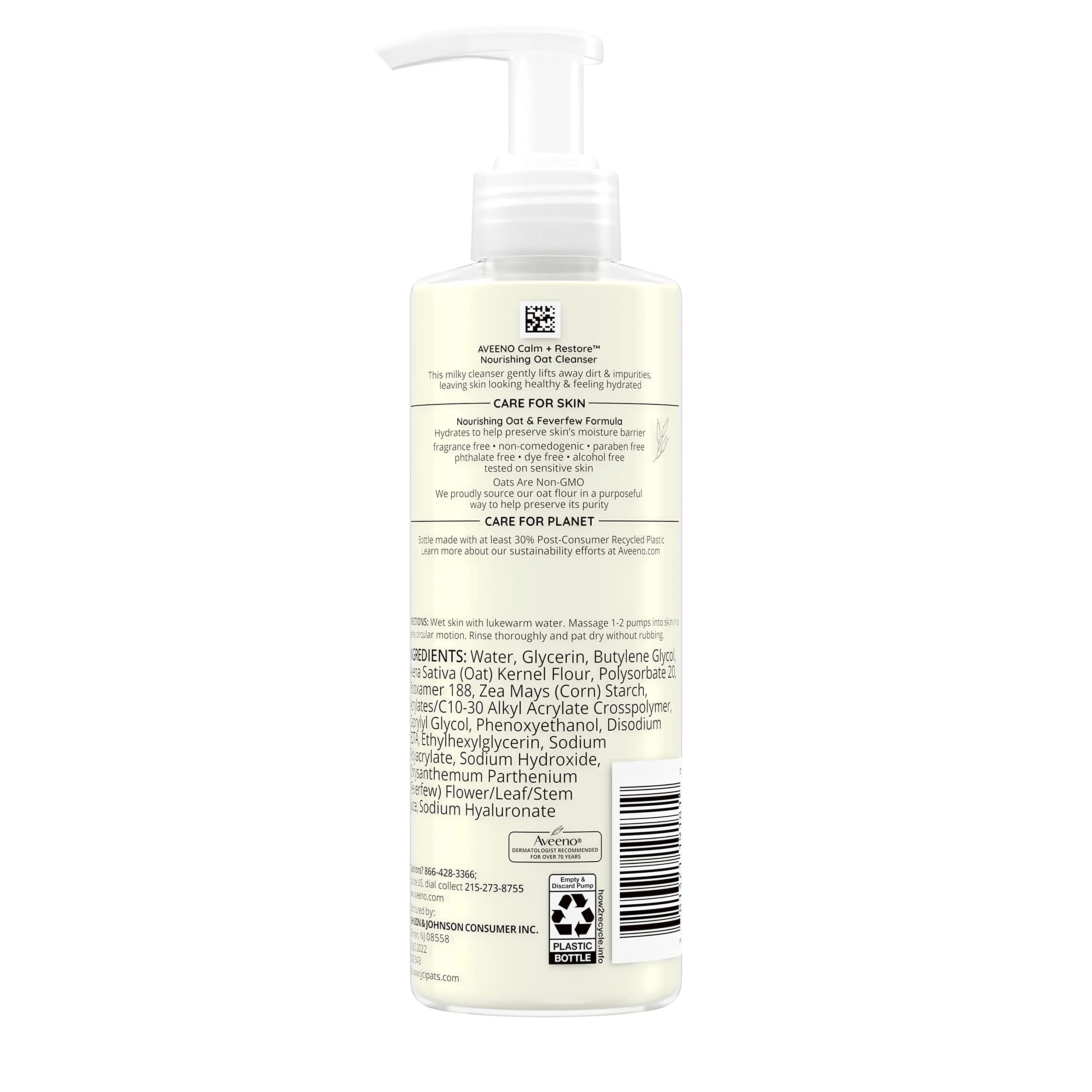 Aveeno Calm   Restore Nourishing Oat Cleanser 7.8oz