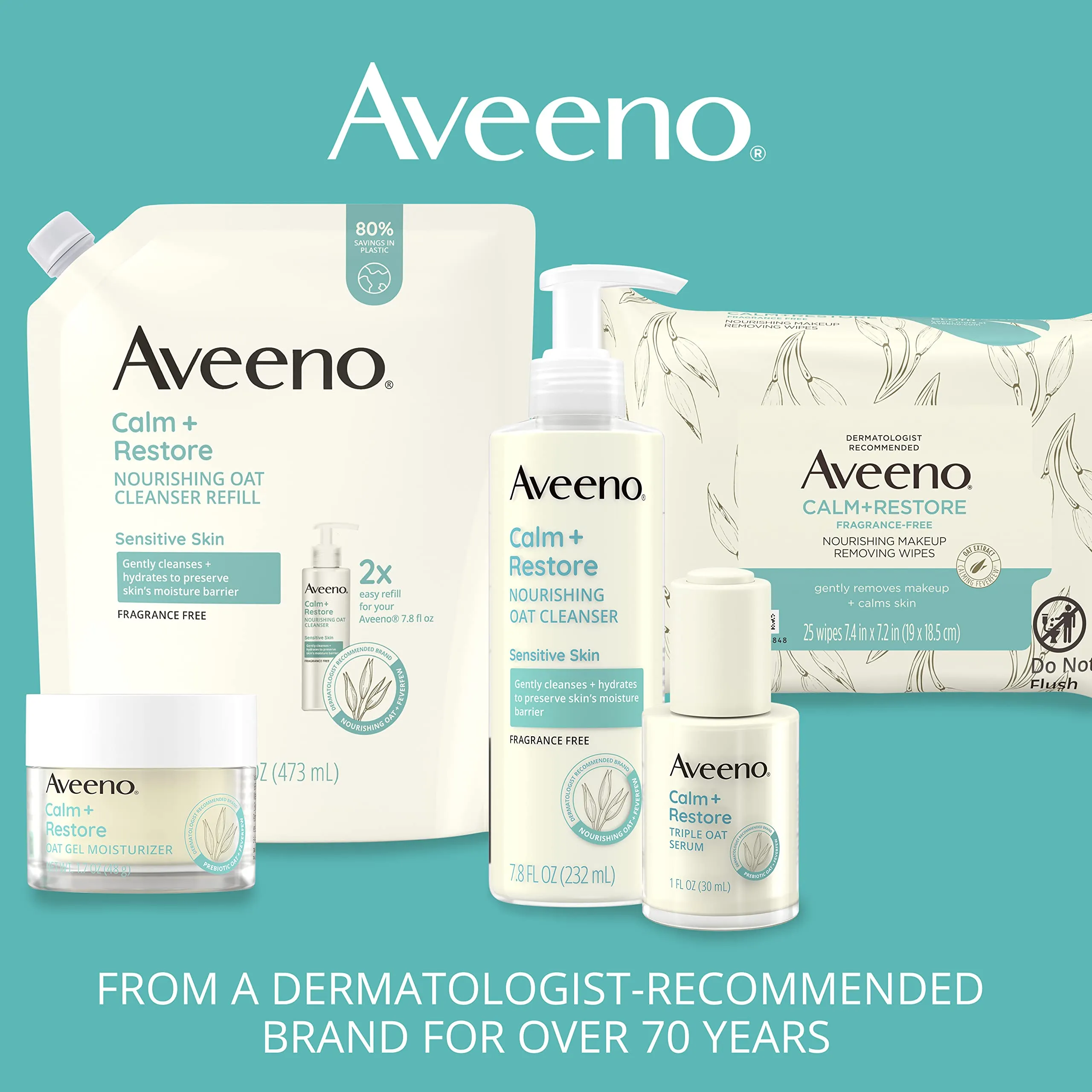 Aveeno Calm   Restore Nourishing Oat Cleanser 7.8oz