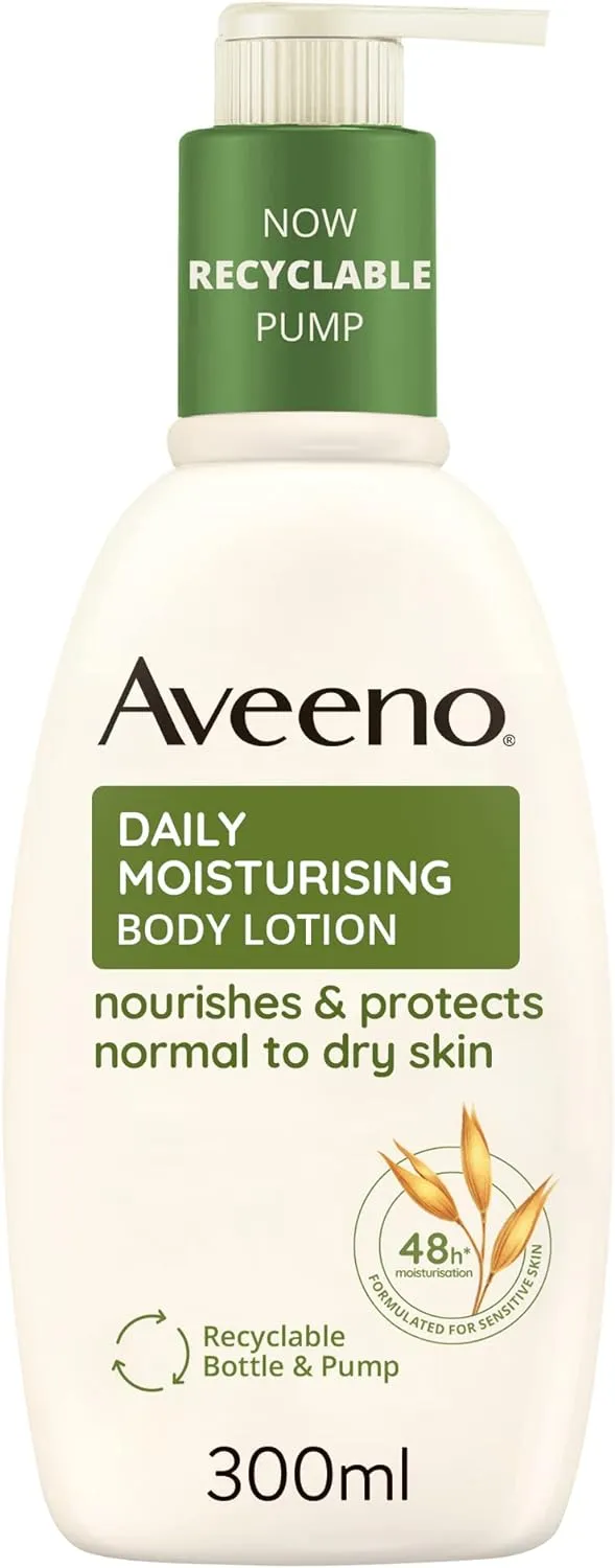 Aveeno Daily Moisturising Lotion, Moisturises for 24 Hours, Body Lotion for Normal to Dry Skin Care