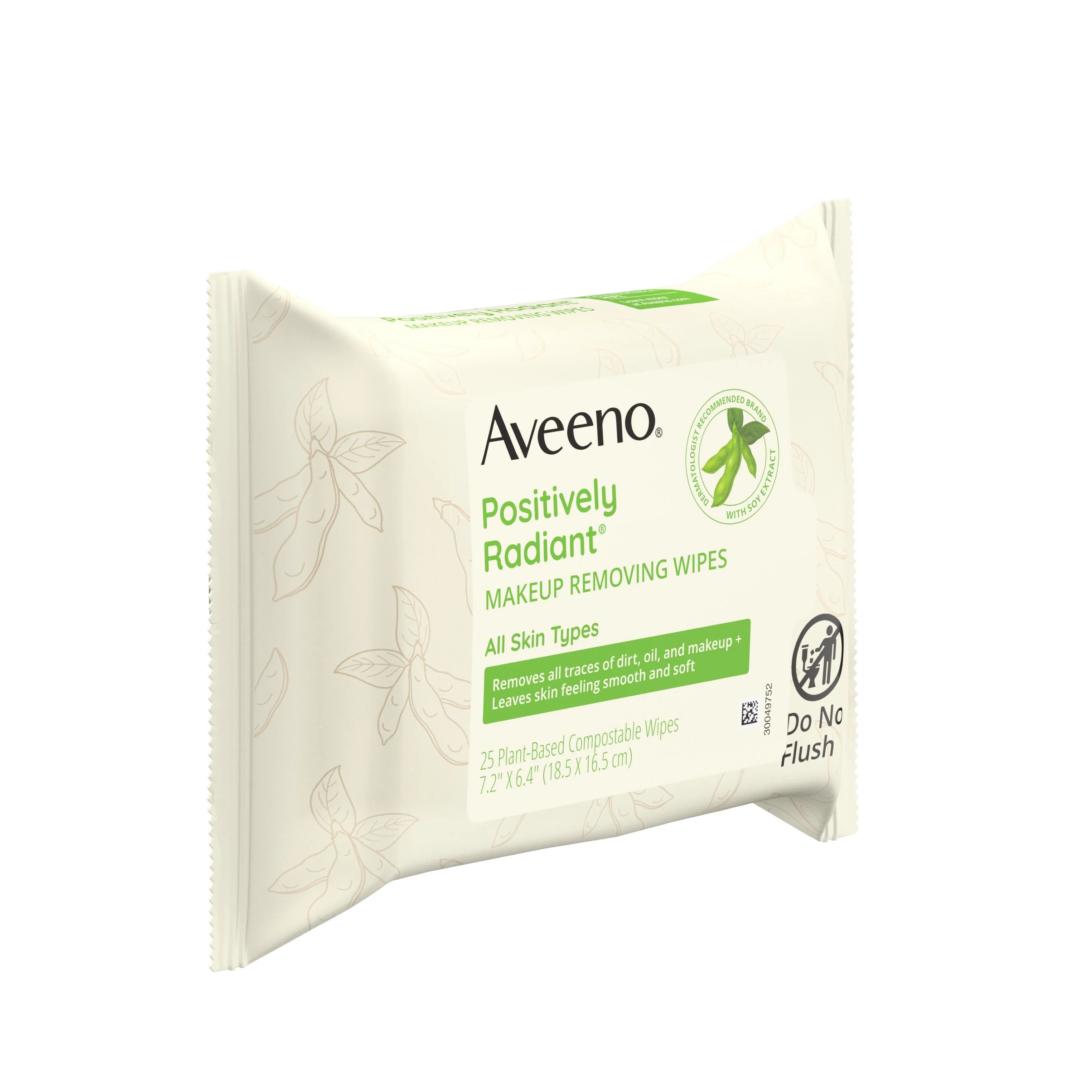Aveeno Positively Radiant Wipes 6/25 Cnt.