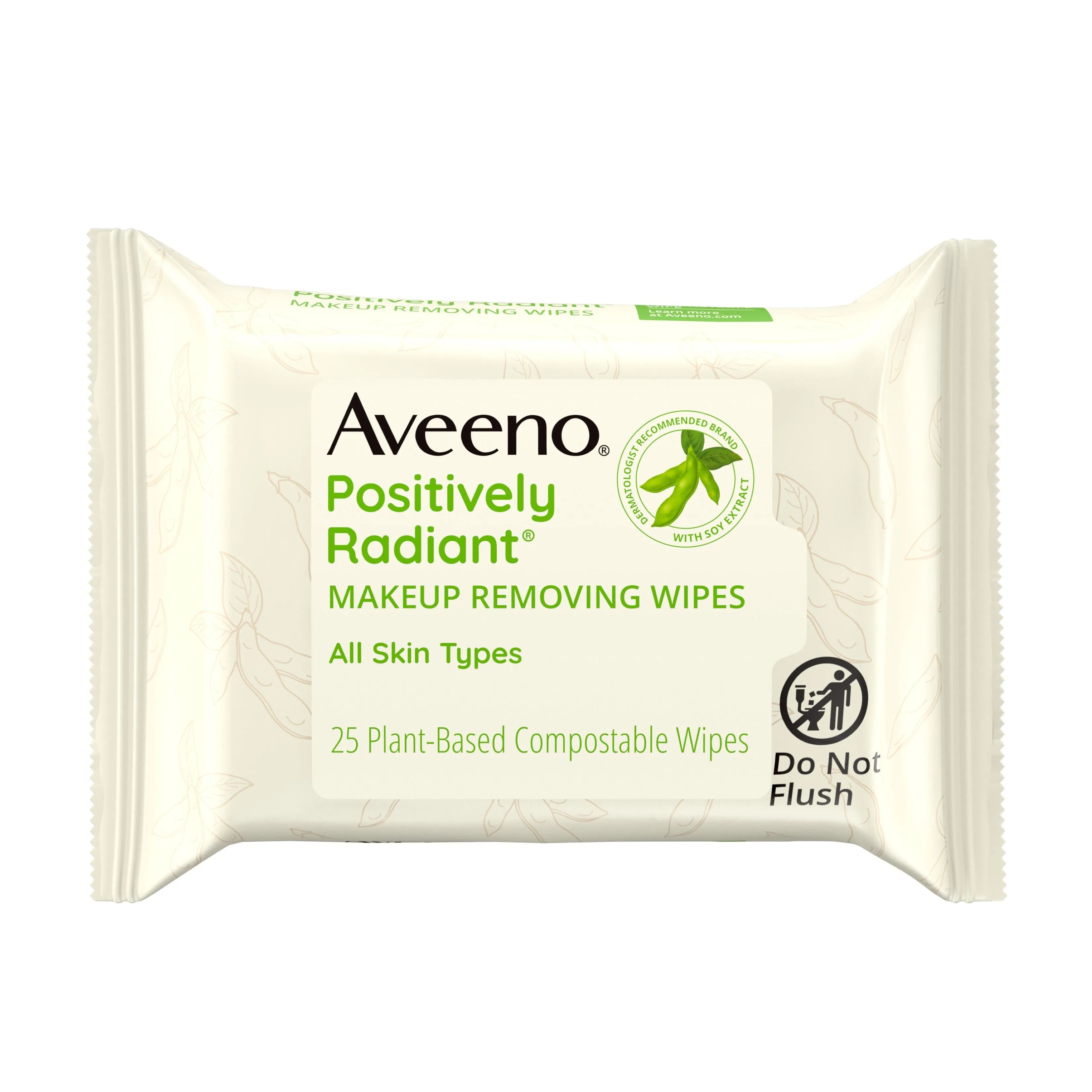 Aveeno Positively Radiant Wipes 6/25 Cnt.