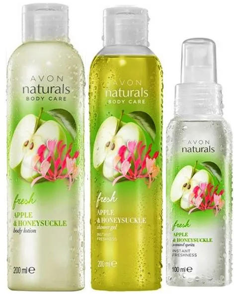 Avon Naturals Fresh Apple & Honeysucke Body Lotion - 200ml