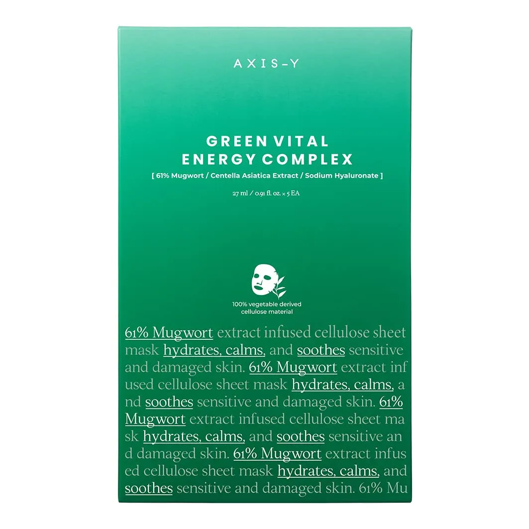 Axis-Y Green Vital Energy Complex Sheet Mask