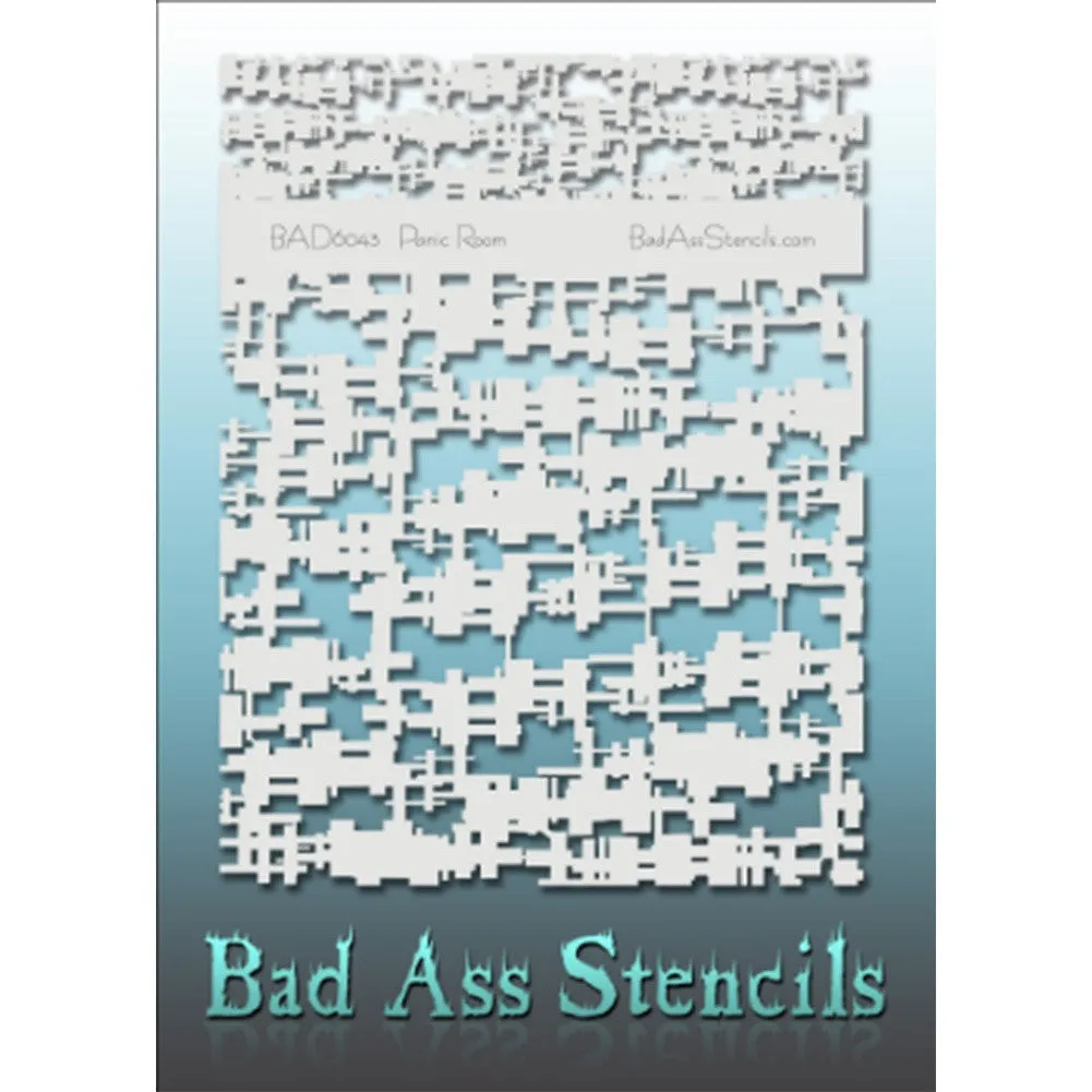 Bad Ass Full Size Stencils  - Panic Room - BAD6043