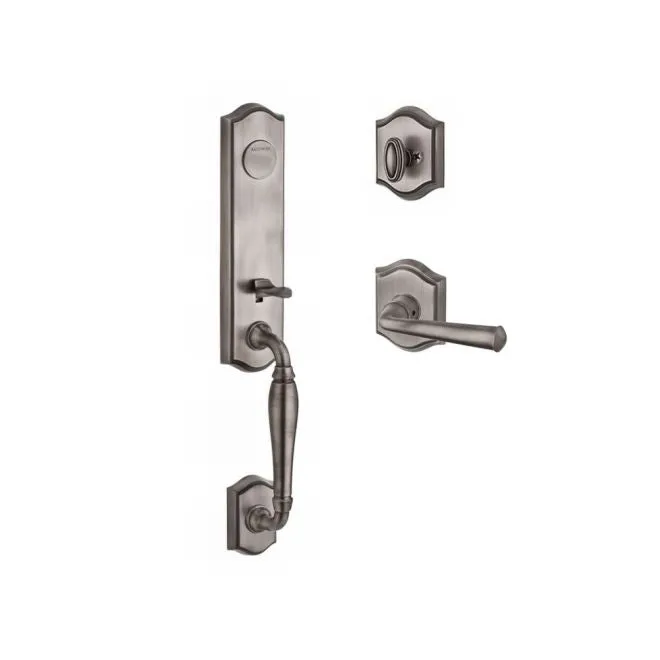 Baldwin Reserve Handleset Left Hand Federal Lever and Traditional Arch Rose