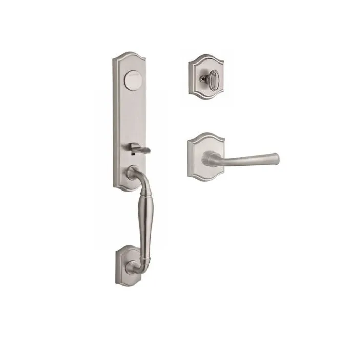 Baldwin Reserve Handleset Left Hand Federal Lever and Traditional Arch Rose