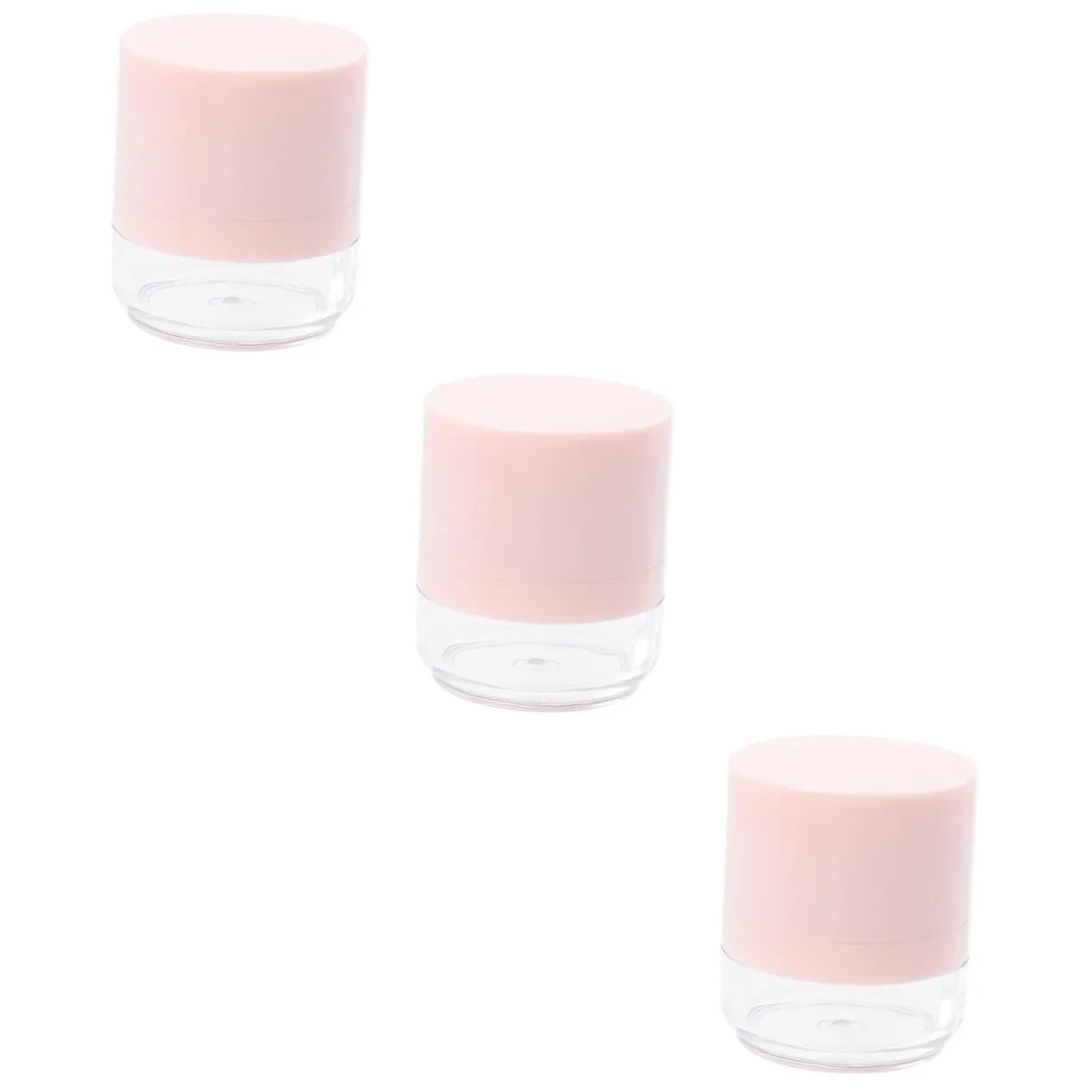 Beaupretty 3pcs Portable Loose Powder Storage Box Built Puff Compact Makeup Container for Travel Office and Daily Use for Loose Powder