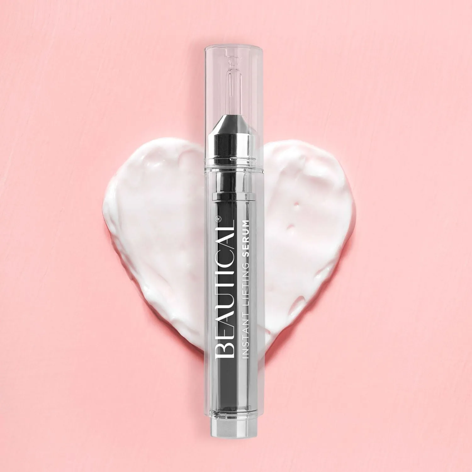 BEAUTICAL Instant Lifting Serum - Anti-Wrinkle, Lifting, Moisturizing - Face & Eye Contour - Hyaluronic Acid & Peptides - 15ml