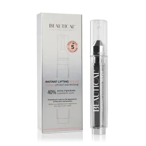 BEAUTICAL Instant Lifting Serum - Anti-Wrinkle, Lifting, Moisturizing - Face & Eye Contour - Hyaluronic Acid & Peptides - 15ml