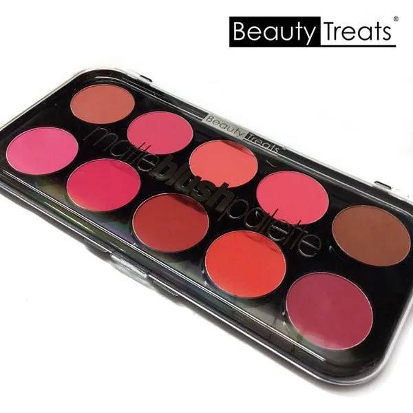 Beauty Treats 10 Colors Matte Blush Palette