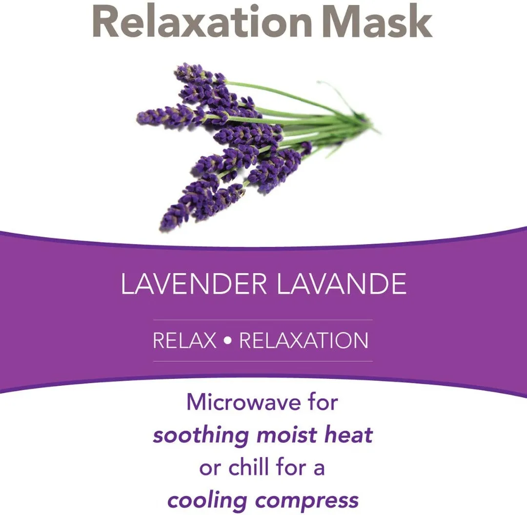 Bed Buddy Aromatherapy Eye Mask with Warm and Cold Therapy for Stress Relief