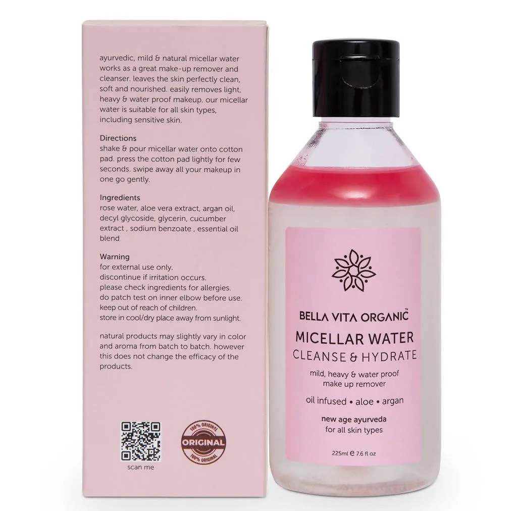 Bella Vita Organic Micellar Water Cleanse & Hydrate