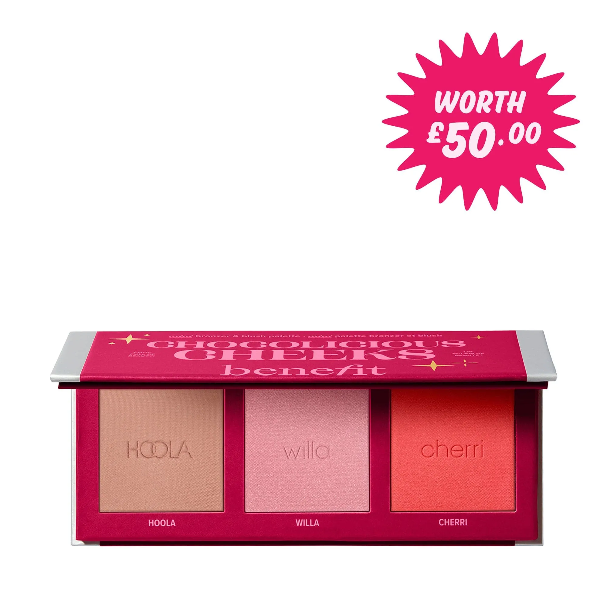 Benefit Chocolicious Cheeks Mini Bronzer And Blush Palette