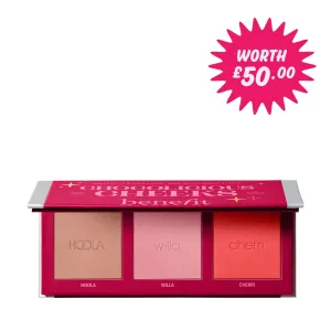 Benefit Chocolicious Cheeks Mini Bronzer And Blush Palette