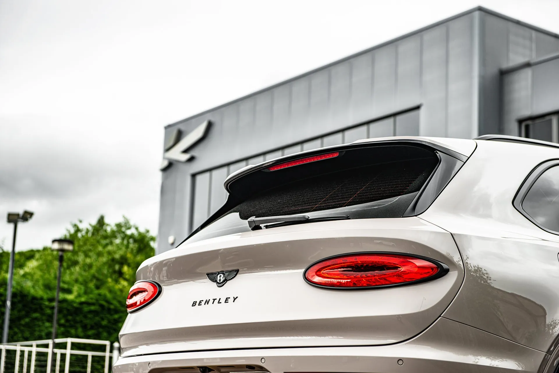 Bentley Bentayga Grey Exterior with Type 56 Wheels Luxury Upgrade