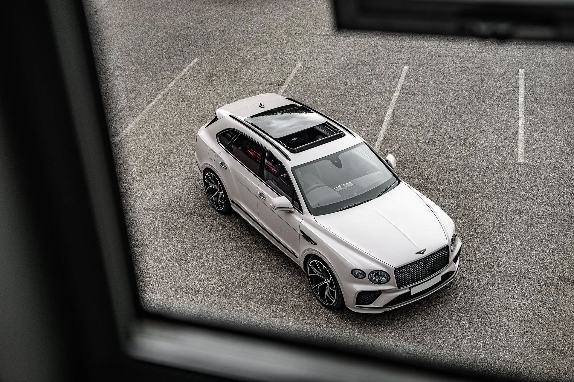 Bentley Bentayga Grey Exterior with Type 56 Wheels Luxury Upgrade