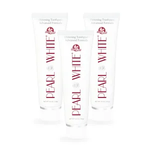 BEYOND Pearl White Whitening Toothpaste (Advanced, 3 Pack of 4.6 oz / 130 g)