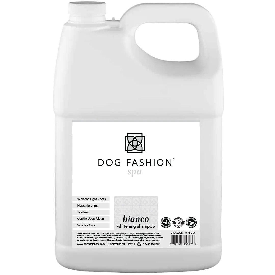 Bianco Whitening Shampoo Gallon by Dog Fashion Spa