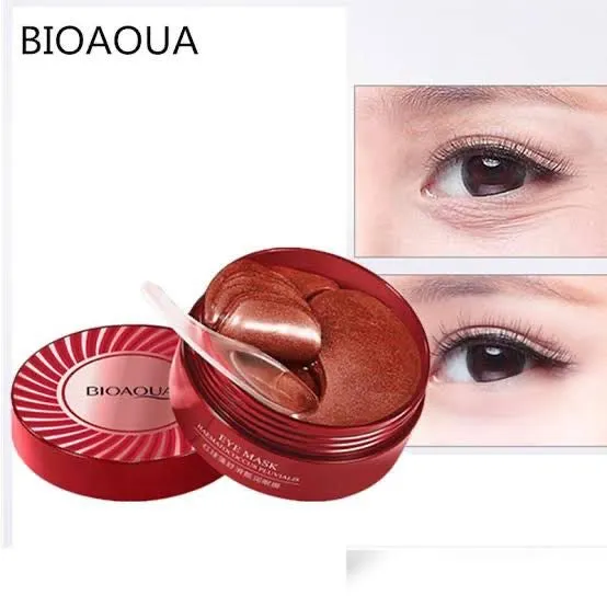 BioAqua - 60 Pieces Moisturizing Eye Patches Skin Elasticity Dark Circles Whitening Eye Mask
