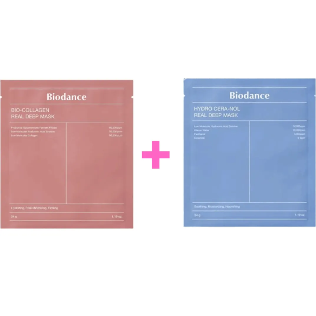 Biodance - Bio Collagen Real Deep Mask 34g   Biodance - Hydro Cera-Nol Real Deep Mask