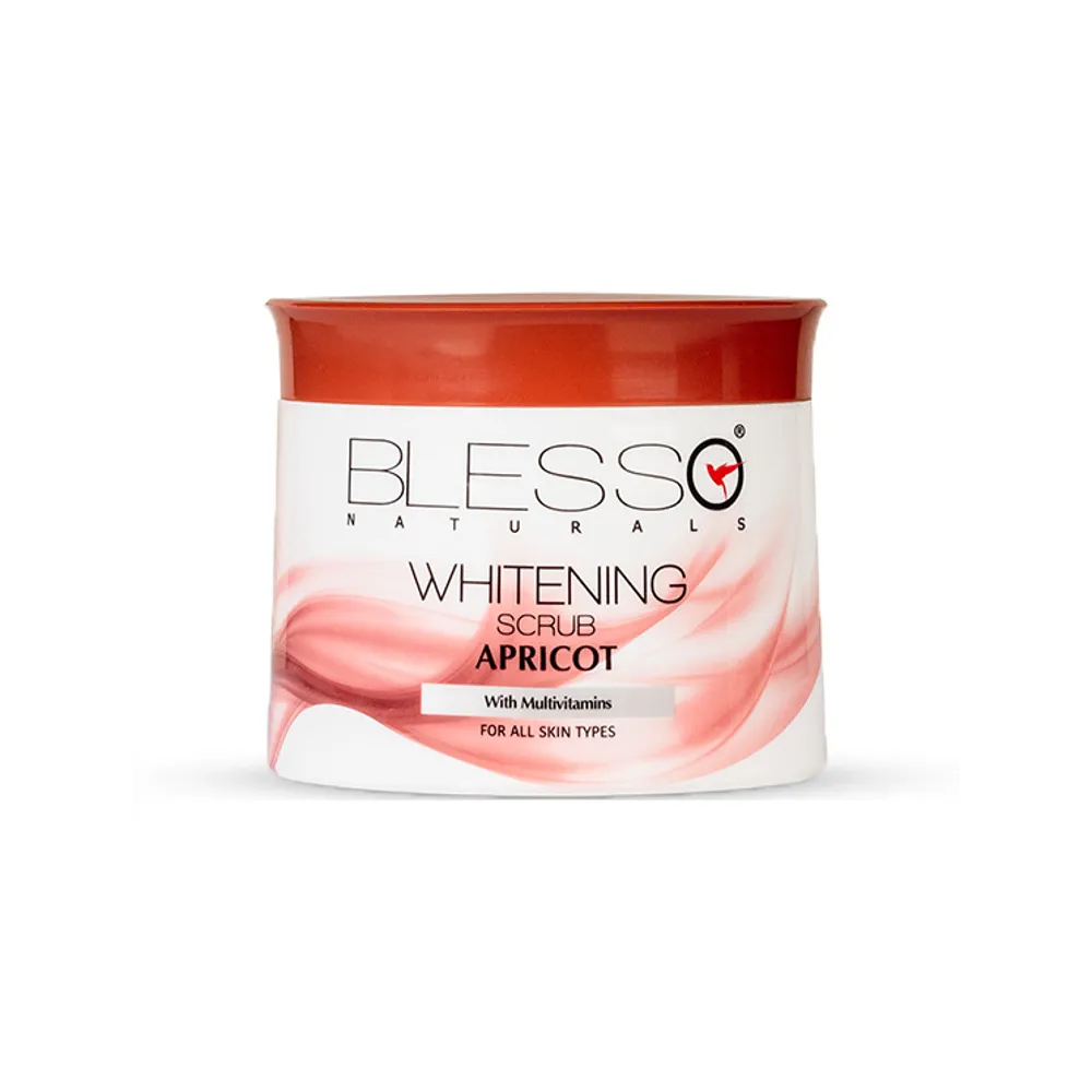 BLESSO NATURALS WHITENING SCRUB APRICOT JAR 500ML