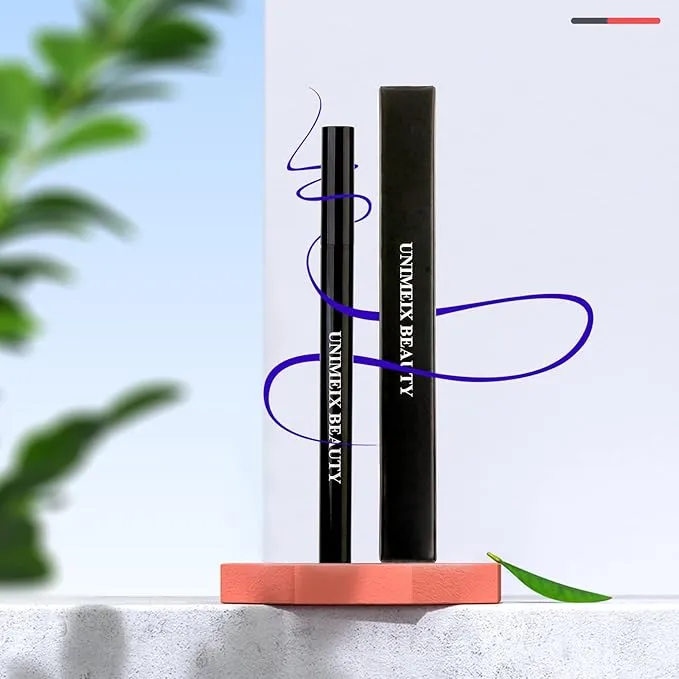 Blue Eyeliner, Liquid Liner, Waterproof Eye Liner, Makeup Eyeliner Pen Precise All Day Eyeliner