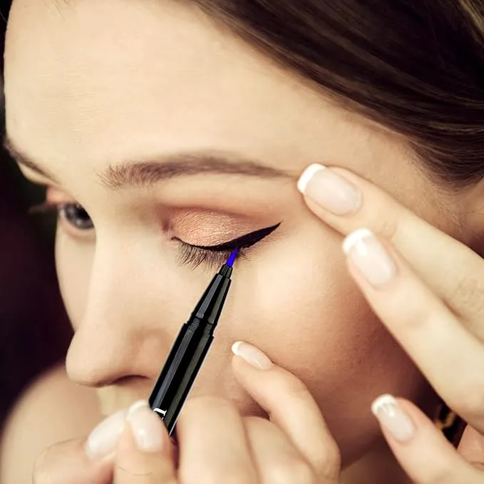 Blue Eyeliner, Liquid Liner, Waterproof Eye Liner, Makeup Eyeliner Pen Precise All Day Eyeliner