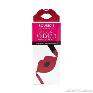 Bourjois Velvet Matte Lip Kit No.11 Berry Formidable