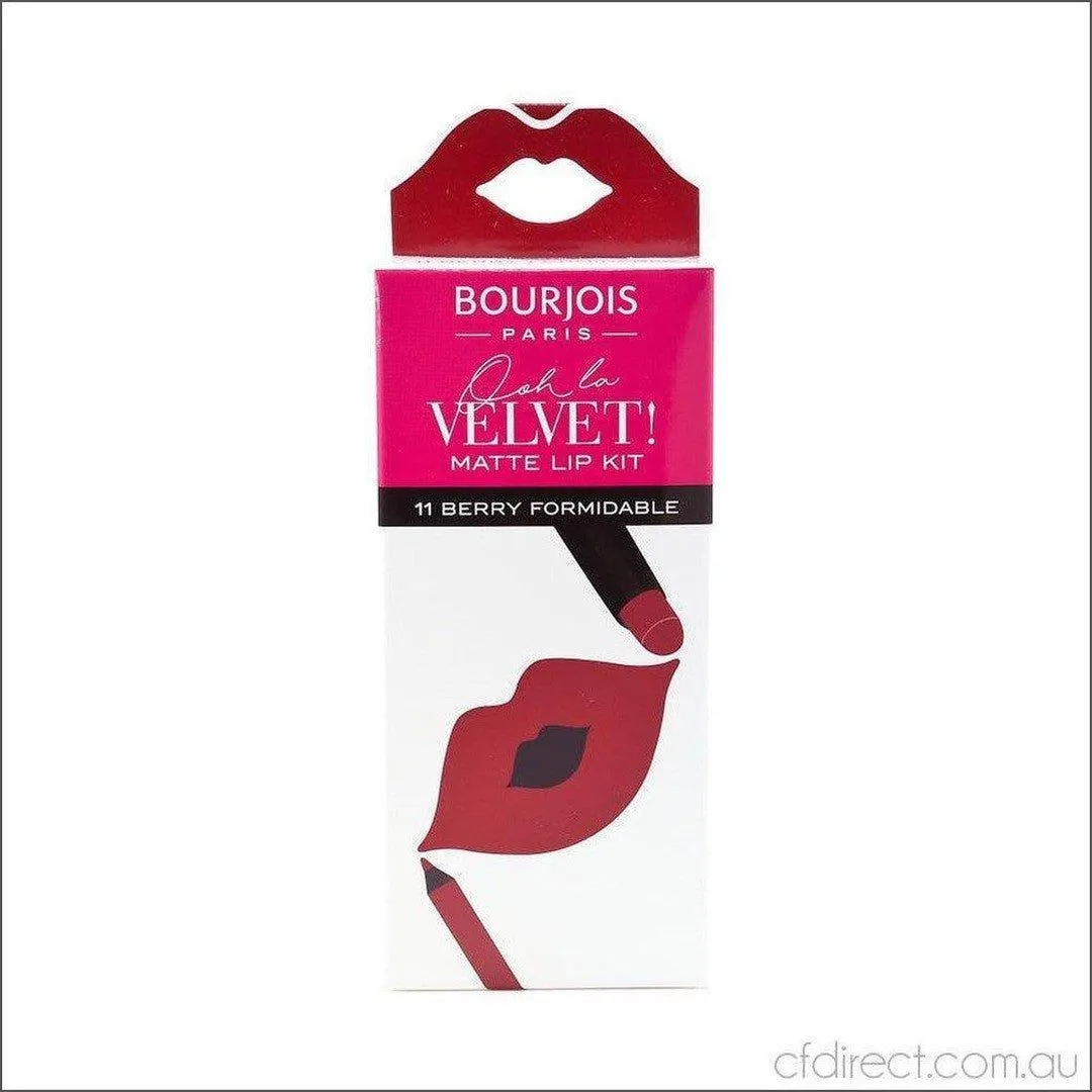 Bourjois Velvet Matte Lip Kit No.11 Berry Formidable