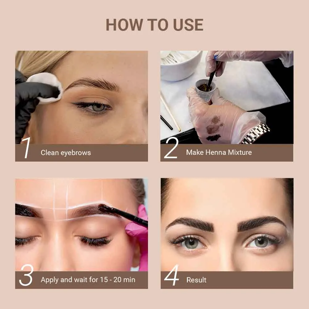 Brow Henna Regular Kit - Black