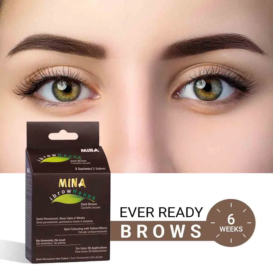 Brow Henna Regular Kit - Dark Brown