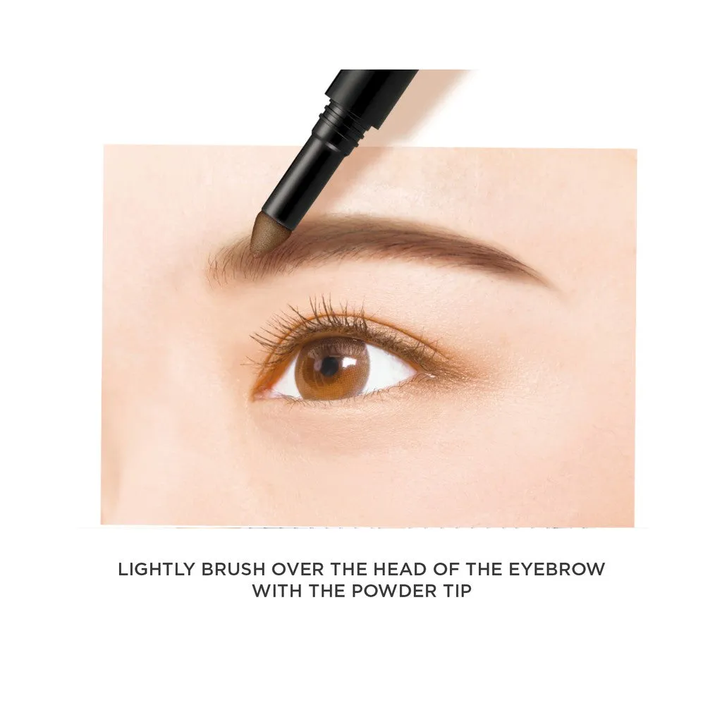 Browlash EX Water Strong W Eyebrow Gel Pencil & Powder Natural Brown