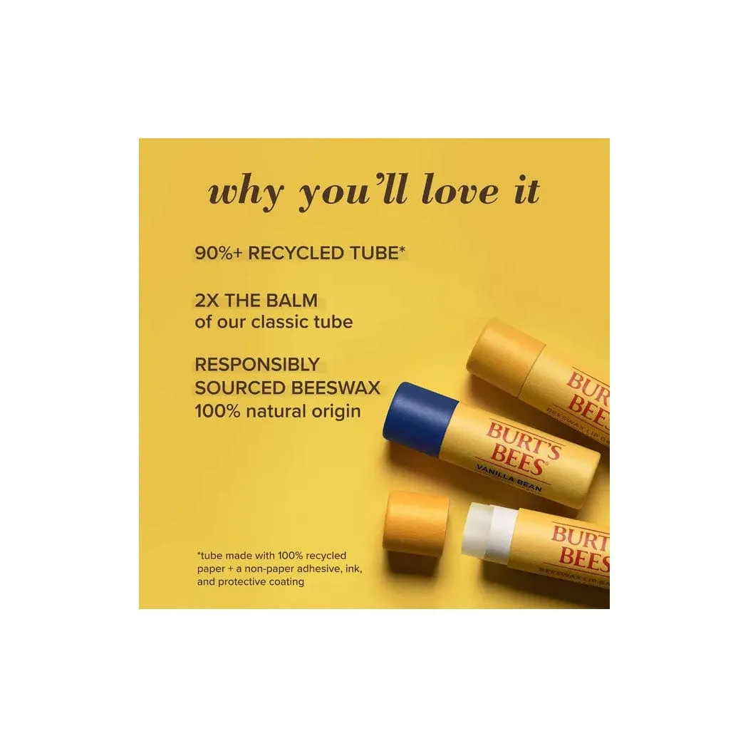 Burt's Bees Vanilla Bean Lip Balm Paper Tube