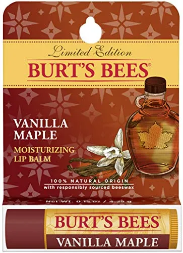 Burts Bees Vanilla Maple Lip Balm, 4.25 GR